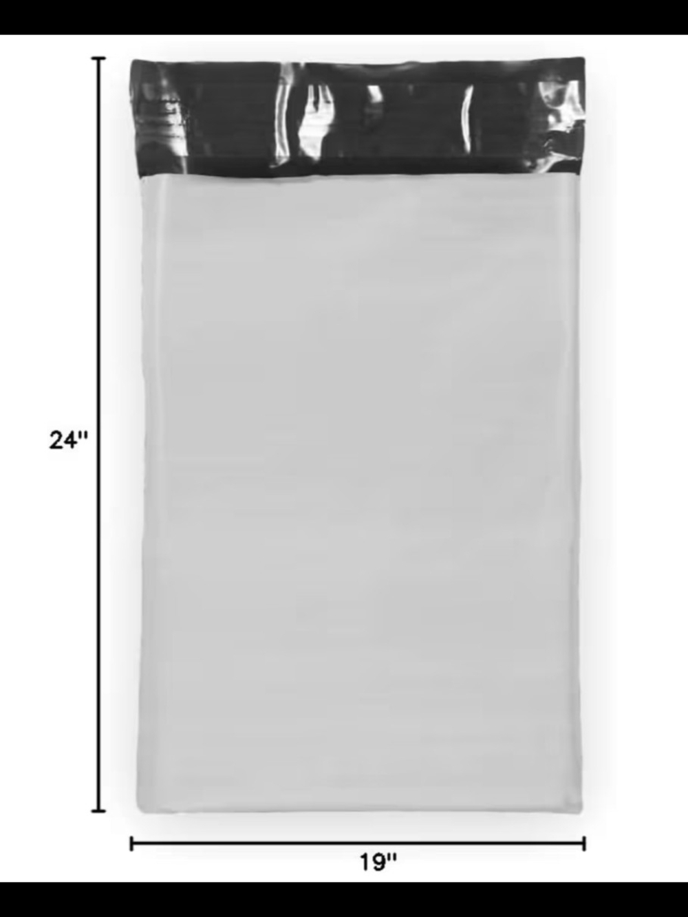 Set Of 10 White 19 X 24 Polymailers